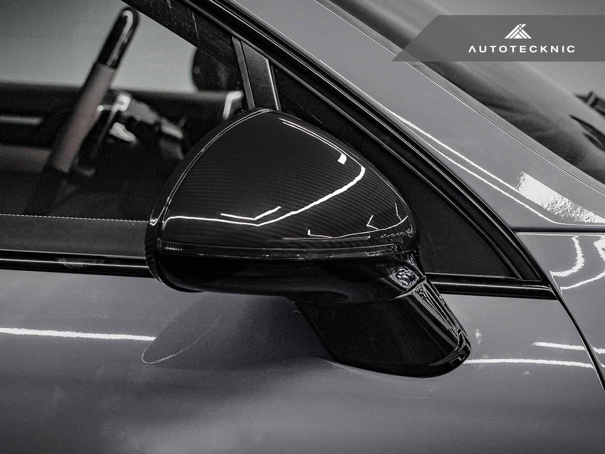 Kies-Motorsports AutoTecknic USA AutoTecknic Replacement Dry Carbon Mirror Covers - Porsche 958.2 Cayenne