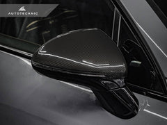 Kies-Motorsports AutoTecknic USA AutoTecknic Replacement Dry Carbon Mirror Covers - Porsche 958.2 Cayenne