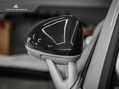 Kies-Motorsports AutoTecknic USA AutoTecknic Replacement Dry Carbon Mirror Covers - Porsche 95B Macan
