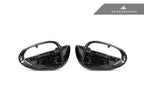 Kies-Motorsports AutoTecknic USA AutoTecknic Replacement Dry Carbon Mirror Covers - Porsche 95B Macan