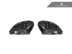 Kies-Motorsports AutoTecknic USA AutoTecknic Replacement Dry Carbon Mirror Covers - Porsche 95B Macan