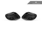 Kies-Motorsports AutoTecknic USA AutoTecknic Replacement Dry Carbon Mirror Covers - Porsche 971 Panamera