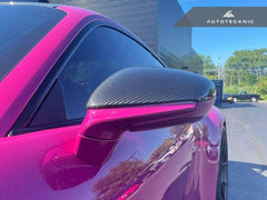 Kies-Motorsports AutoTecknic USA AutoTecknic Replacement Dry Carbon Mirror Covers - Porsche 992 Porsche 992 911 Models
