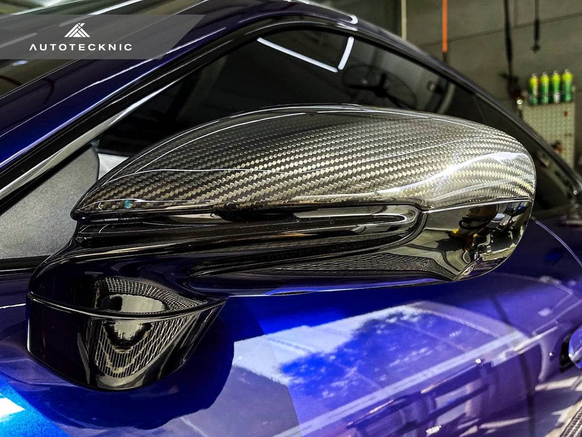 AutoTecknic Replacement Dry Carbon Mirror Covers - Porsche 992 Secondary image