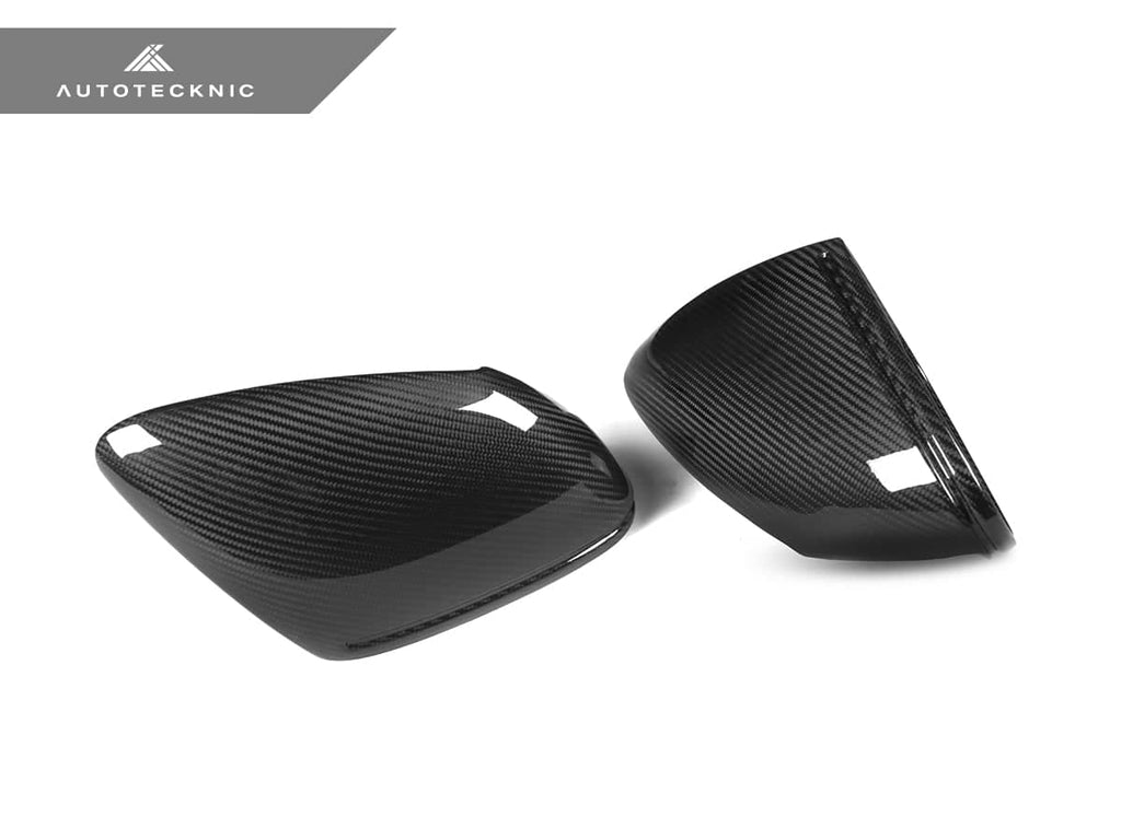 Kies-Motorsports AutoTecknic USA AutoTecknic Replacement Dry Carbon Mirror Covers - Porsche 9J1 Taycan