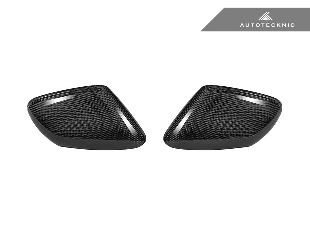 Kies-Motorsports AutoTecknic USA AutoTecknic Replacement Dry Carbon Mirror Covers - Porsche 9J1 Taycan