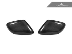 Kies-Motorsports AutoTecknic USA AutoTecknic Replacement Dry Carbon Mirror Covers - Porsche 9J1 Taycan