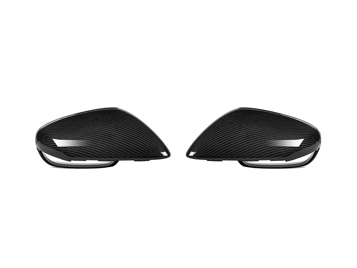 Kies-Motorsports AutoTecknic USA AutoTecknic Replacement Dry Carbon Mirror Covers - Porsche 9J1 Taycan Main image