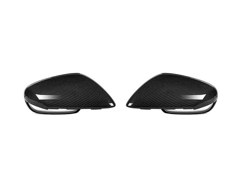Kies-Motorsports AutoTecknic USA AutoTecknic Replacement Dry Carbon Mirror Covers - Porsche 9J1 Taycan