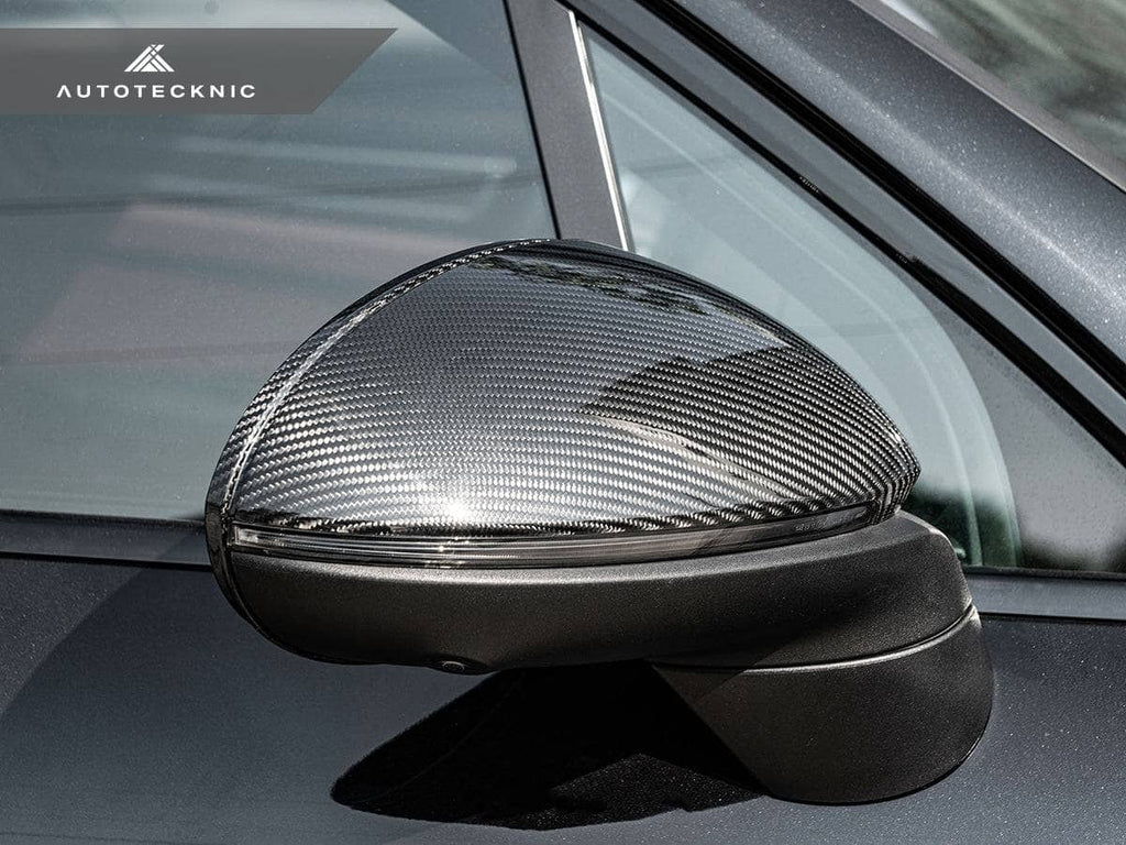 Kies-Motorsports AutoTecknic USA AutoTecknic Replacement Dry Carbon Mirror Covers - Porsche 9Y0 Cayenne 2019-2025 Porsche 9Y0 & 9Y0.2 Cayenne Models