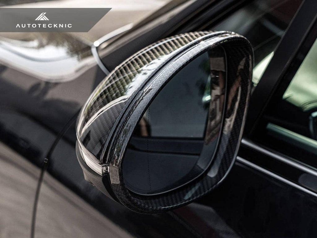 Kies-Motorsports AutoTecknic USA AutoTecknic Replacement Dry Carbon Mirror Covers - Porsche 9Y0 Cayenne 2019-2025 Porsche 9Y0 & 9Y0.2 Cayenne Models