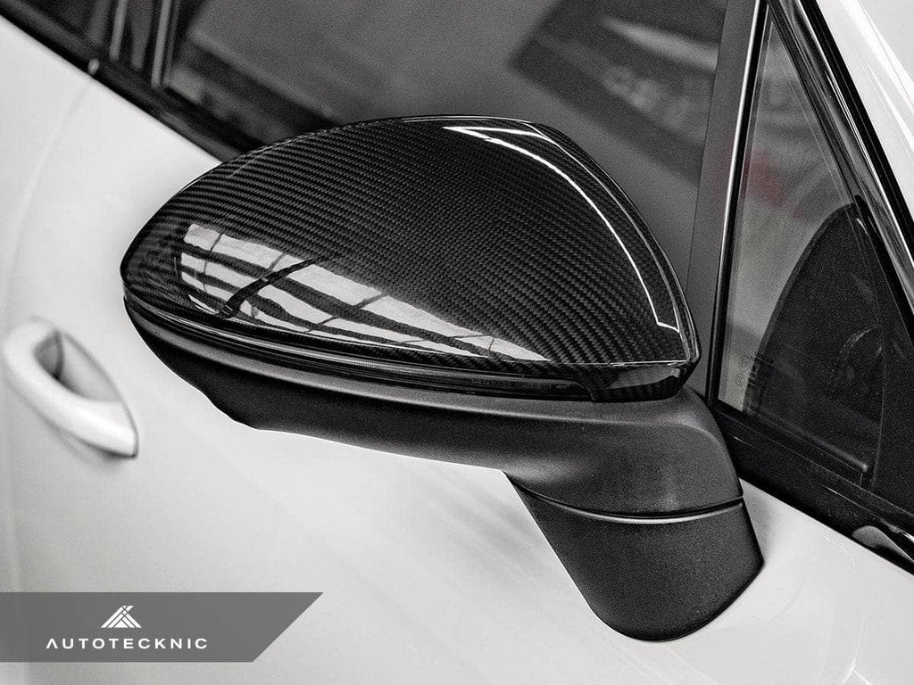Kies-Motorsports AutoTecknic USA AutoTecknic Replacement Dry Carbon Mirror Covers - Porsche 9Y0 Cayenne 2019-2025 Porsche 9Y0 & 9Y0.2 Cayenne Models
