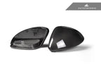 Kies-Motorsports AutoTecknic USA AutoTecknic Replacement Dry Carbon Mirror Covers - Porsche 9Y0 Cayenne 2019-2025 Porsche 9Y0 & 9Y0.2 Cayenne Models / Left Hand Drive