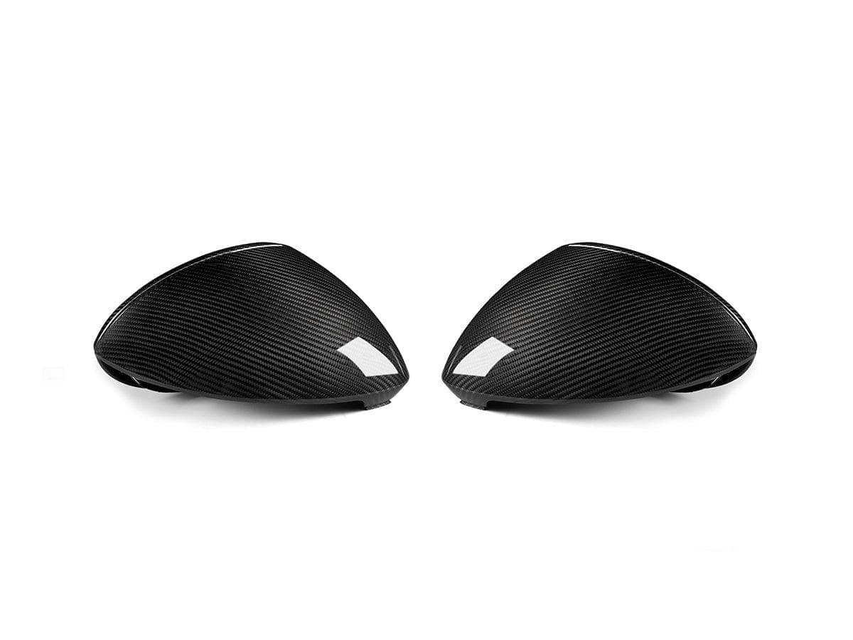 Kies-Motorsports AutoTecknic USA AutoTecknic Replacement Dry Carbon Mirror Covers - Porsche 9Y0 Cayenne 2019-2025 Porsche 9Y0 & 9Y0.2 Cayenne Models / Left Hand Drive Main image