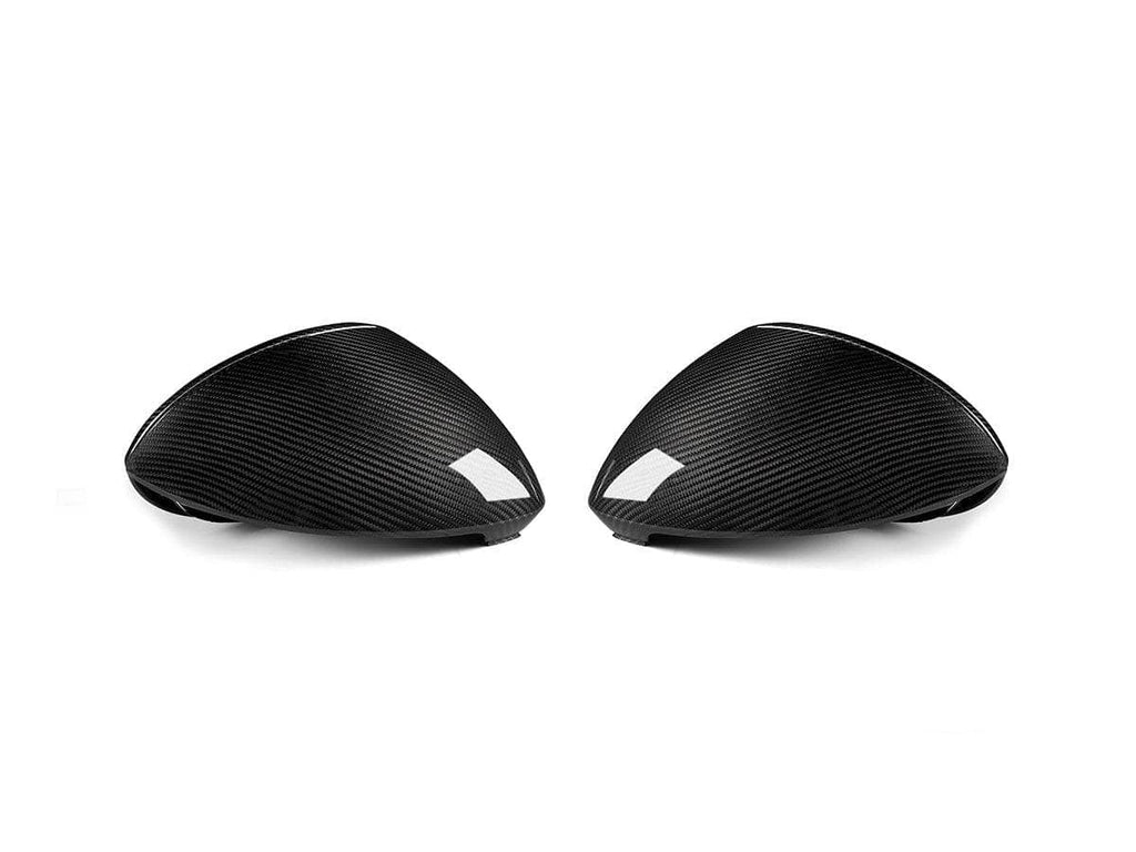 Kies-Motorsports AutoTecknic USA AutoTecknic Replacement Dry Carbon Mirror Covers - Porsche 9Y0 Cayenne 2019-2025 Porsche 9Y0 & 9Y0.2 Cayenne Models / Left Hand Drive