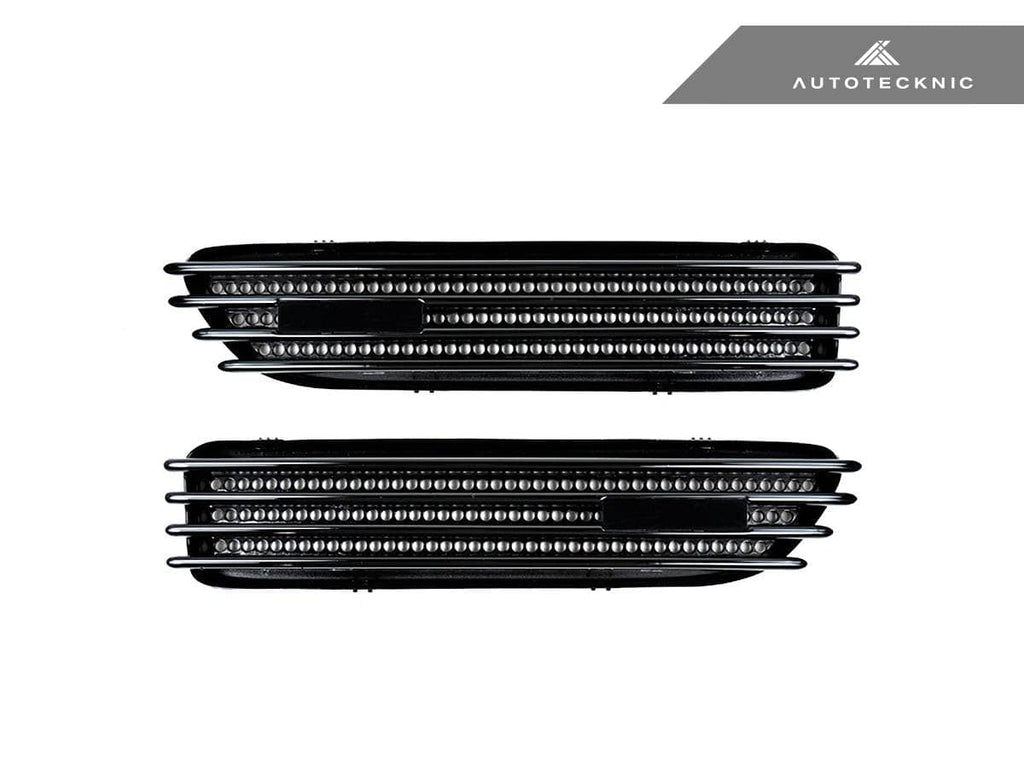Kies-Motorsports AutoTecknic USA AutoTecknic Replacement Glazing Black Fender Gills - BMW E46 M3