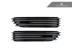 Kies-Motorsports AutoTecknic USA AutoTecknic Replacement Glazing Black Fender Gills - BMW E46 M3