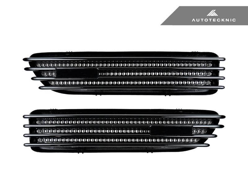 Kies-Motorsports AutoTecknic USA AutoTecknic Replacement Glazing Black Fender Gills - E46 Coupe & Cabrio | M3