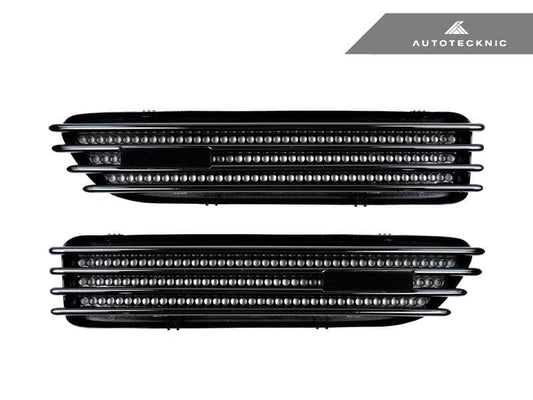 Kies-Motorsports AutoTecknic USA AutoTecknic Replacement Glazing Black Fender Gills - E46 Coupe & Cabrio | M3