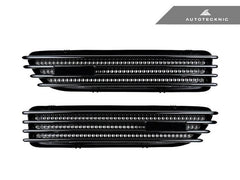 Kies-Motorsports AutoTecknic USA AutoTecknic Replacement Glazing Black Fender Gills - E46 Coupe & Cabrio | M3
