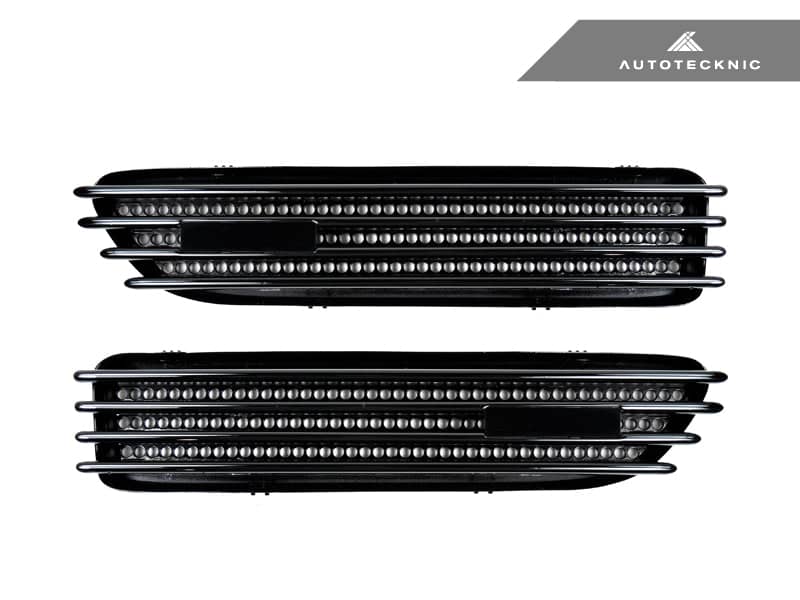 Kies-Motorsports AutoTecknic USA AutoTecknic Replacement Glazing Black Fender Gills - E46 M3
