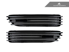 Kies-Motorsports AutoTecknic USA AutoTecknic Replacement Glazing Black Fender Gills - E46 M3