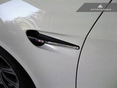 Kies-Motorsports AutoTecknic USA AutoTecknic Replacement Glazing Black Fender Gills - E90 Sedan/ E92 Coupe/ E93 Cabrio | M3