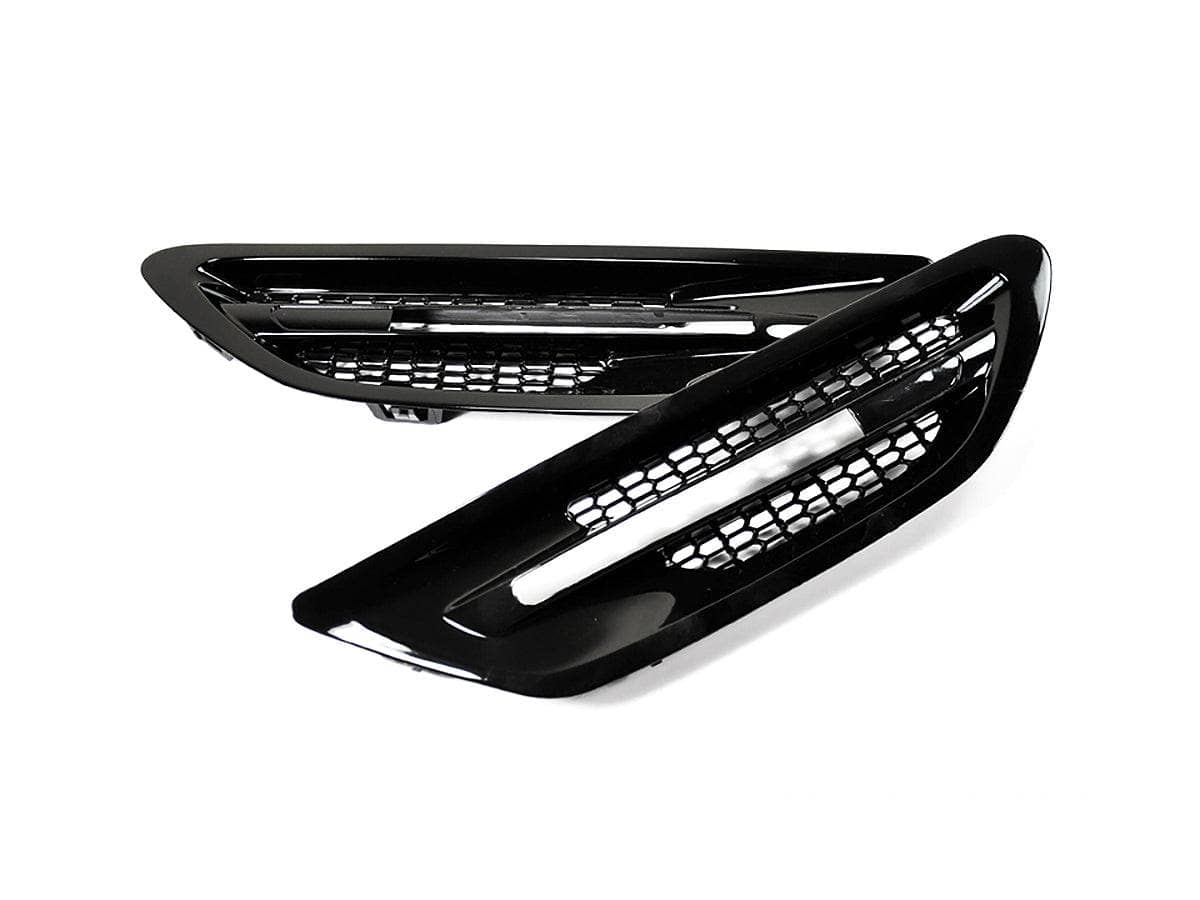 Kies-Motorsports AutoTecknic USA AutoTecknic Replacement Glazing Black Fender Vents - BMW F10 M5