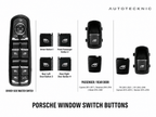 Kies-Motorsports AutoTecknic USA AutoTecknic Replacement Interior Window Switch Button - Porsche