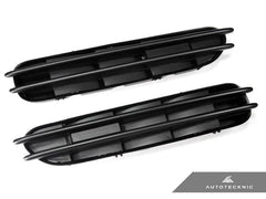 Kies-Motorsports AutoTecknic USA AutoTecknic Replacement Stealth Black Fender Gills - E60 M5 Sedan / E61 M5 Wagon