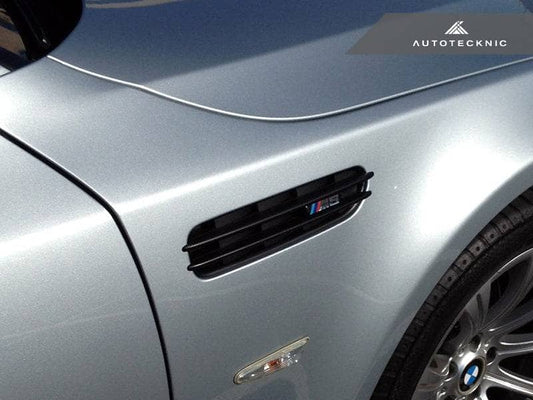 Kies-Motorsports AutoTecknic USA AutoTecknic Replacement Stealth Black Fender Gills - E60 M5 Sedan / E61 M5 Wagon