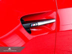Kies-Motorsports AutoTecknic USA AutoTecknic Replacement Stealth Black Fender Gills - E90 Sedan / E92 Coupe / E93 Cabrio M3