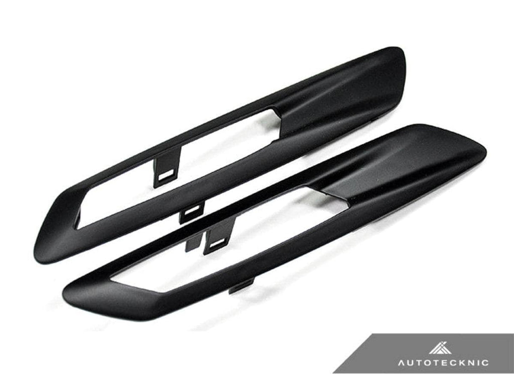Kies-Motorsports AutoTecknic USA AutoTecknic Replacement Stealth Black Fender Light Trims - BMW F10 Sedan | F11 Wagon | 5-Series