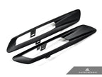 Kies-Motorsports AutoTecknic USA AutoTecknic Replacement Stealth Black Fender Light Trims - BMW F10 Sedan | F11 Wagon | 5-Series