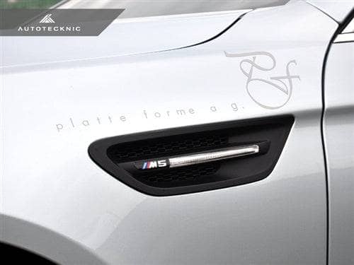 Kies-Motorsports AutoTecknic USA AutoTecknic Replacement Stealth Black Fender Vents - F10 Sedan | M5