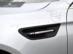 Kies-Motorsports AutoTecknic USA AutoTecknic Replacement Stealth Black Fender Vents - F10 Sedan | M5