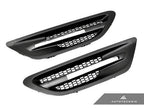 Kies-Motorsports AutoTecknic USA AutoTecknic Replacement Stealth Black Fender Vents - F10 Sedan | M5