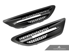 Kies-Motorsports AutoTecknic USA AutoTecknic Replacement Stealth Black Fender Vents - F10 Sedan | M5