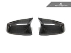 Kies-Motorsports AutoTecknic USA AutoTecknic Replacement Version II Aero Dry Carbon Mirror Covers - A90 Supra 2020-Up