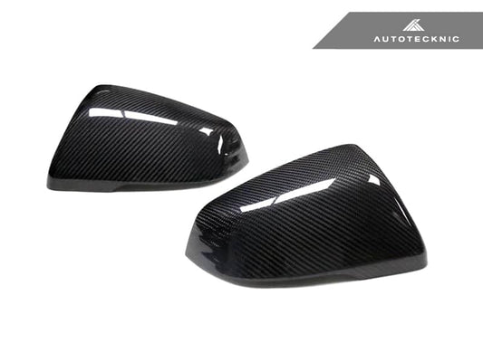 Kies-Motorsports AutoTecknic USA AutoTecknic Replacement Version II Dry Carbon Mirror Covers - A90 Supra 2020-Up