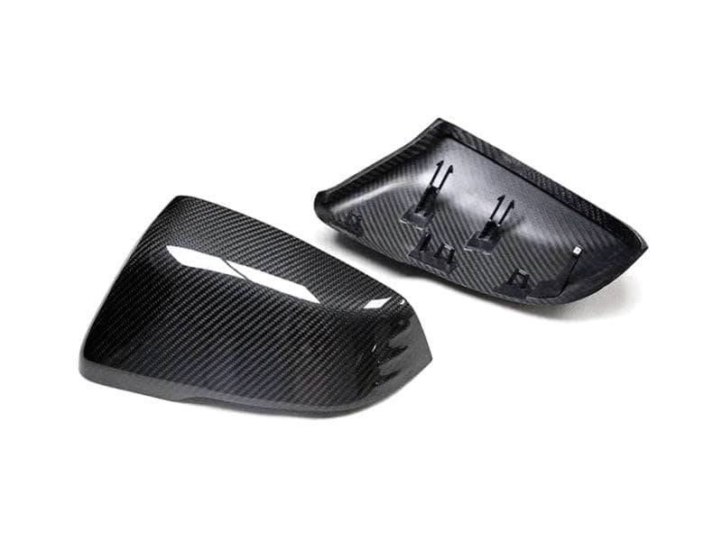 Kies-Motorsports AutoTecknic USA AutoTecknic Replacement Version II Dry Carbon Mirror Covers - BMW F48 X1 | F44 2-Series Gran Coupe