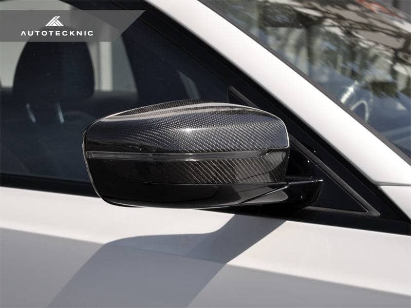Kies-Motorsports AutoTecknic USA AutoTecknic Replacement Version II Dry Carbon Mirror Covers - BMW G30 5-Series | G32 6-Series GT | G11 7-Series