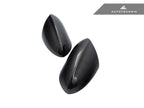 Kies-Motorsports AutoTecknic USA AutoTecknic Replacement Version II Dry Carbon Mirror Covers - E9X M3 | E82 1M