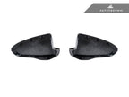 Kies-Motorsports AutoTecknic USA AutoTecknic Replacement Version II Dry Carbon Mirror Covers - F10 M5 F10 M5 / Gloss Finish / Twill Weave (2X2)