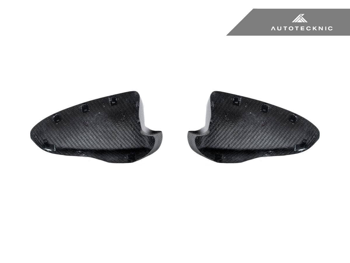 Kies-Motorsports AutoTecknic USA AutoTecknic Replacement Version II Dry Carbon Mirror Covers - F10 M5 F10 M5 / Gloss Finish / Twill Weave (2X2)
