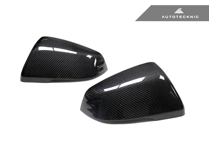 Kies-Motorsports AutoTecknic USA AutoTecknic Replacement Version II Dry Carbon Mirror Covers - F48 X1 | F44 2-Series Gran Coupe
