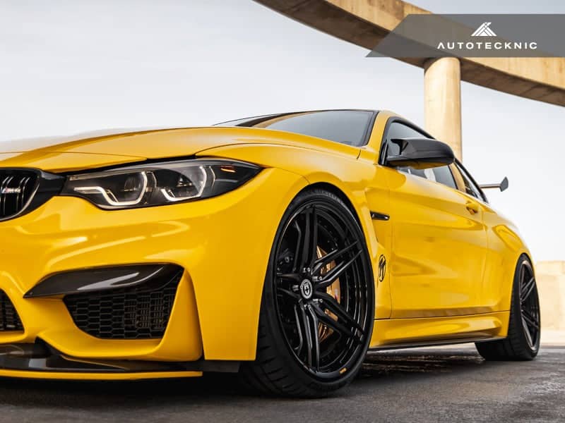 Kies-Motorsports AutoTecknic USA AutoTecknic Replacement Version II Dry Carbon Mirror Covers - F87 M2 Competition | F80 M3 | F82/ F83 M4