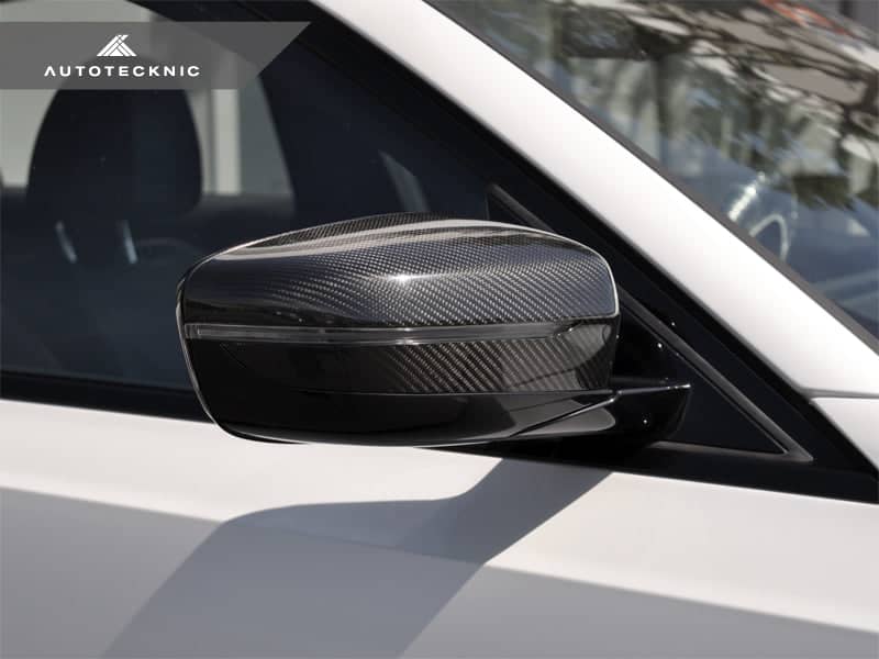 Kies-Motorsports AutoTecknic USA AutoTecknic Replacement Version II Dry Carbon Mirror Covers - G30 5-Series | G32 6-Series GT | G11 7-Series
