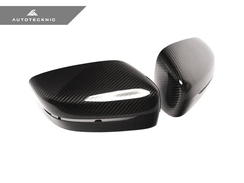 Kies-Motorsports AutoTecknic USA AutoTecknic Replacement Version II Dry Carbon Mirror Covers - G30 5-Series | G32 6-Series GT | G11 7-Series