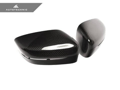 Kies-Motorsports AutoTecknic USA AutoTecknic Replacement Version II Dry Carbon Mirror Covers - G30 5-Series | G32 6-Series GT | G11 7-Series
